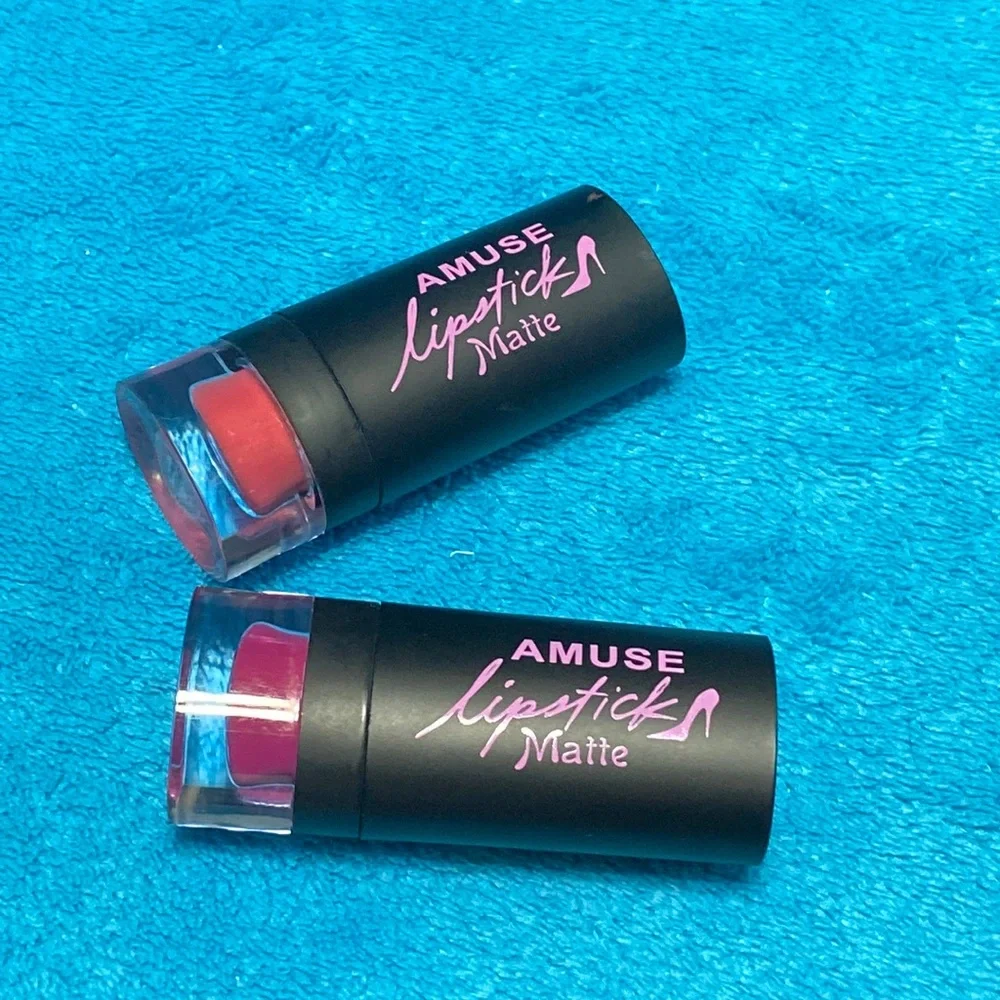 Amuse Matte Lipstick pair
